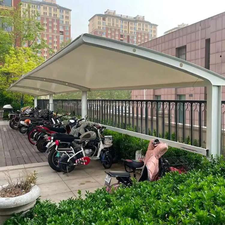 将乐县膜结构电动车棚